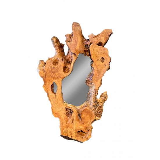 Wood mirror